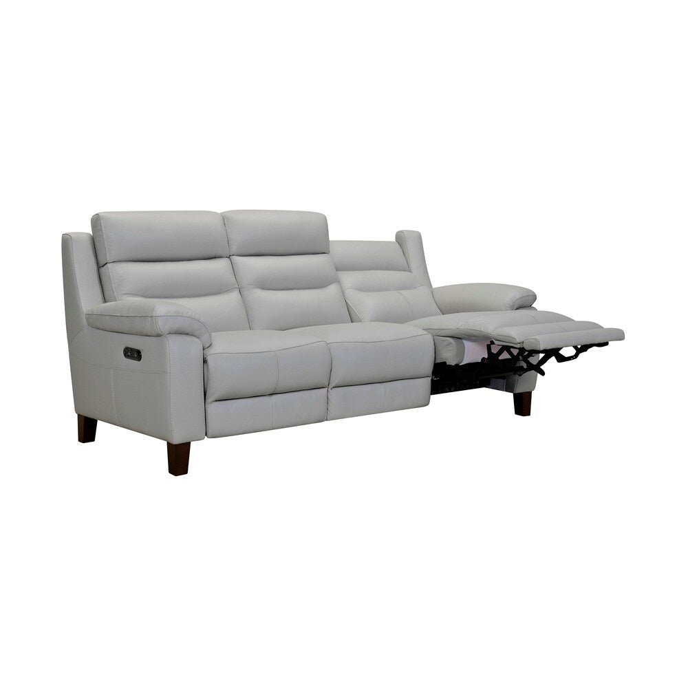 Armen Living - Hayward 82in Dove Gray Genuine Leather Power Reclining Sofa - LCHA3DV veiw 6