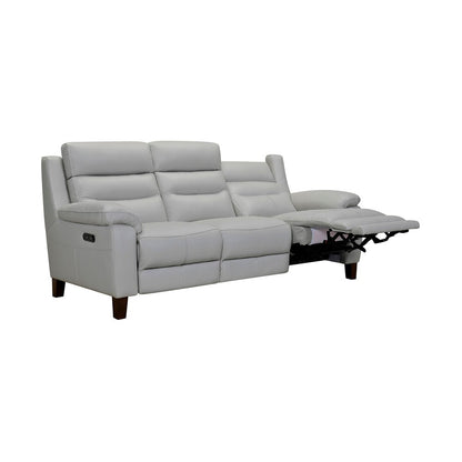 Armen Living - Hayward 82in Dove Gray Genuine Leather Power Reclining Sofa - LCHA3DV veiw 6
