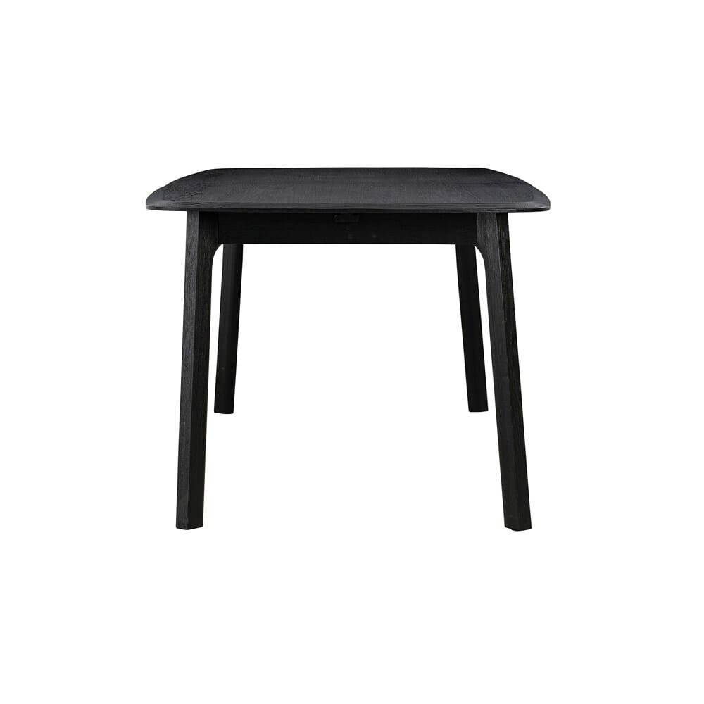Armen Living - Holland Extendable Rectangle 98in Dining Table in Black Brushed Oak - LCHNDIBLK veiw 3
