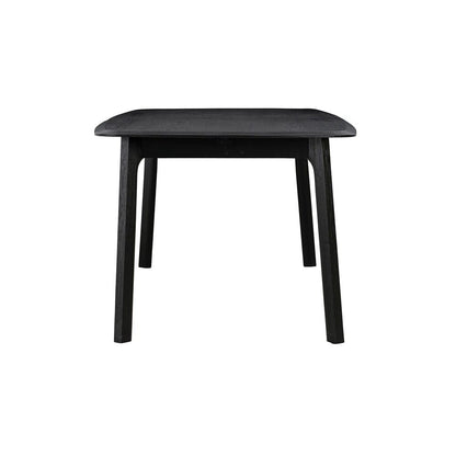 Armen Living - Holland Extendable Rectangle 98in Dining Table in Black Brushed Oak - LCHNDIBLK veiw 3