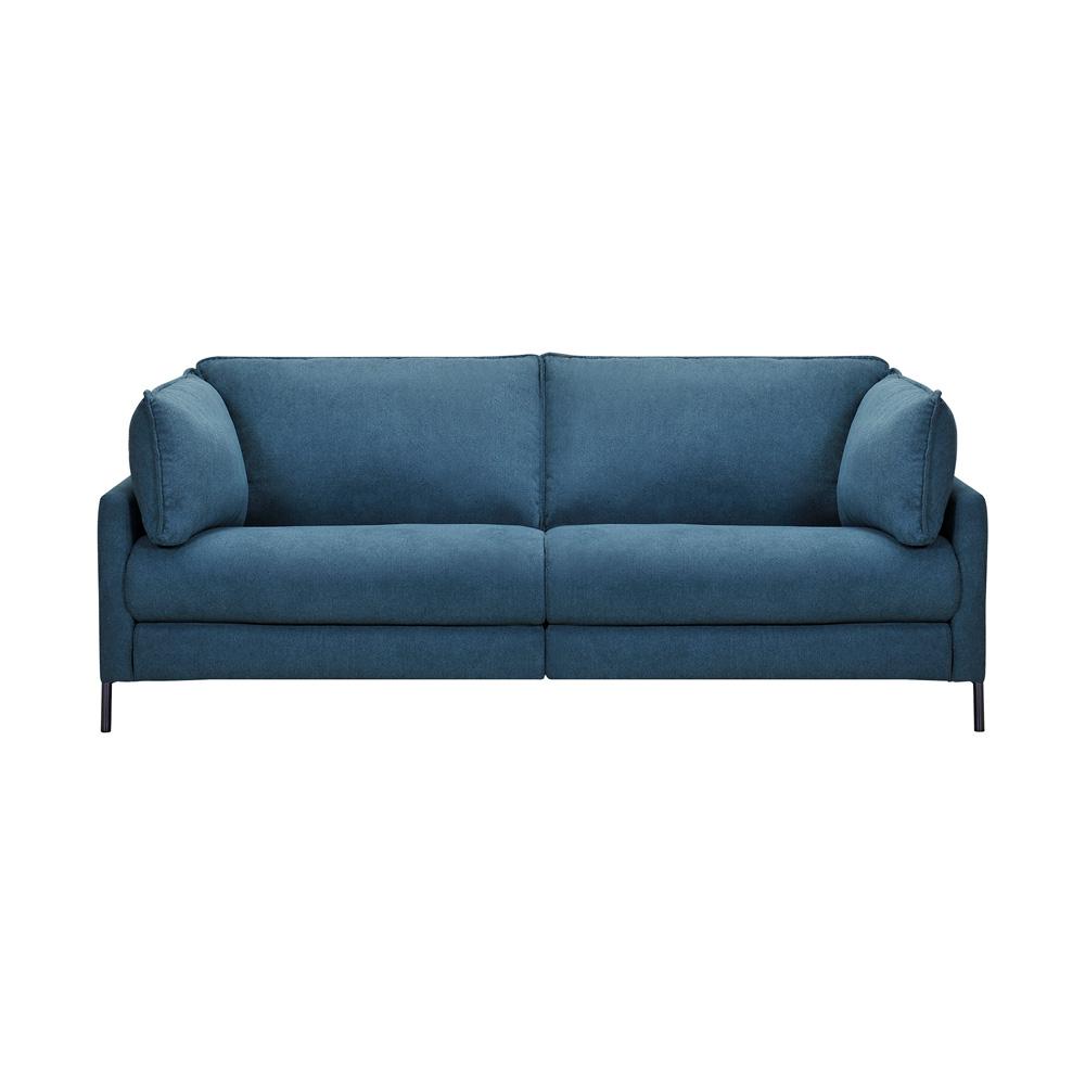 Armen Living - Juliett 80in Modern Blue Fabric Power Reclining Sofa - LCJU3LBLU veiw 1
