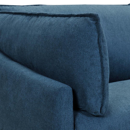 Armen Living - Juliett 80in Modern Blue Fabric Power Reclining Sofa - LCJU3LBLU veiw 4