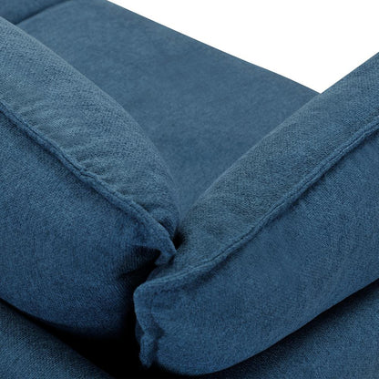 Armen Living - Juliett 80in Modern Blue Fabric Power Reclining Sofa - LCJU3LBLU veiw 5