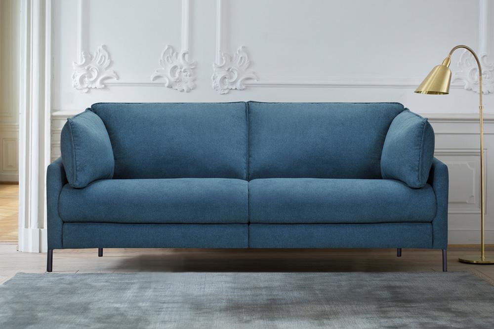 Armen Living - Juliett 80in Modern Blue Fabric Power Reclining Sofa - LCJU3LBLU veiw 8