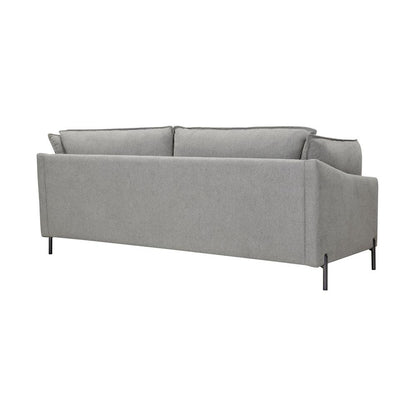 Armen Living - Juliett 80in Modern Gray Fabric Power Reclining Sofa - LCJU3GREY veiw 3