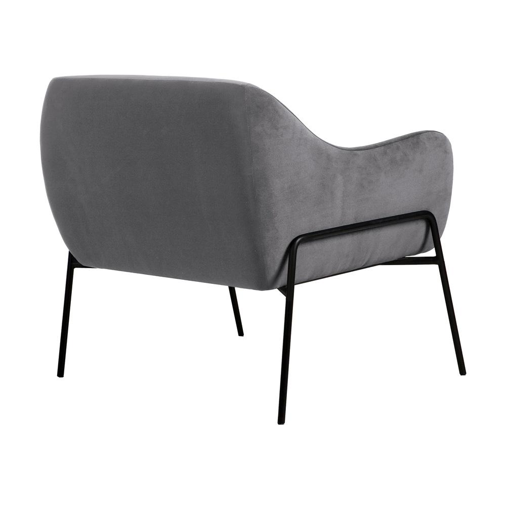 Armen Living - Karen Gray Velvet Modern Accent Chair - LCKRCHGRY veiw 6