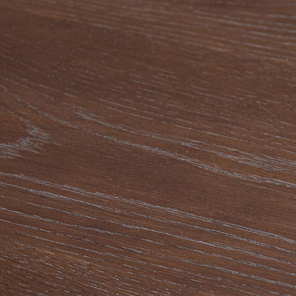 Armen Living - Melody Round Coffee Table in Concrete and Brown Brushed Oak - LCMFCOCCBR veiw 4