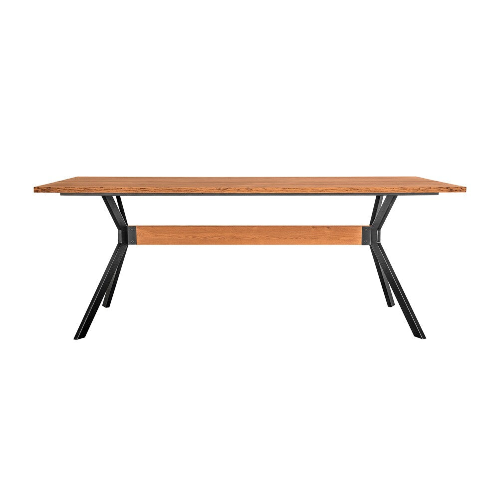 Armen Living - Nevada Rustic 2 piece set with Dining Table and Sideboard in Balsamico  - SETNVDIBAL2A veiw 3