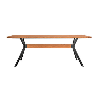 Armen Living - Nevada Rustic 2 piece set with Dining Table and Sideboard in Balsamico  - SETNVDIBAL2A veiw 3
