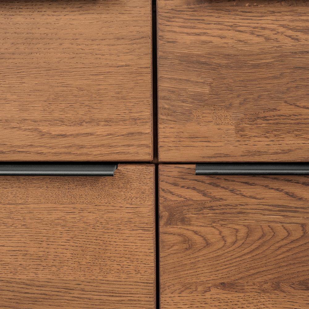 Armen Living - Nevada Rustic Oak Wood Sideboard In Balsamico - LCNVBUBAL veiw 6