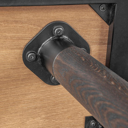 Armen Living - Nevada Rustic Oak Wood Sideboard In Balsamico - LCNVBUBAL veiw 7