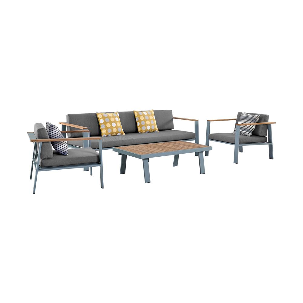 Armen Living Nofi Outdoor Patio Set