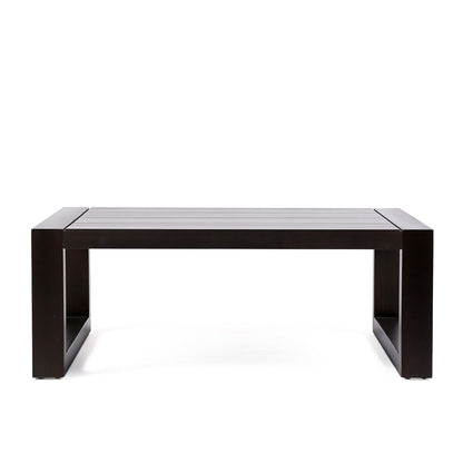 Armen Living - Paradise Outdoor Dark Eucalyptus Wood Coffee Table - LCPRCODK veiw 2