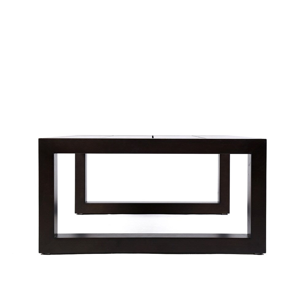 Armen Living - Paradise Outdoor Dark Eucalyptus Wood Coffee Table - LCPRCODK veiw 3