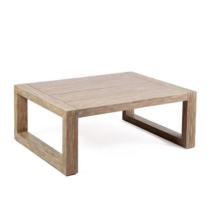 Armen Living - Paradise Outdoor Light Eucalyptus Wood Coffee Table - LCPRCOLT veiw 1