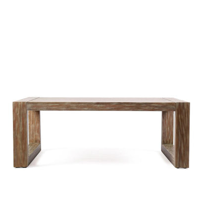Armen Living - Paradise Outdoor Light Eucalyptus Wood Coffee Table - LCPRCOLT veiw 2