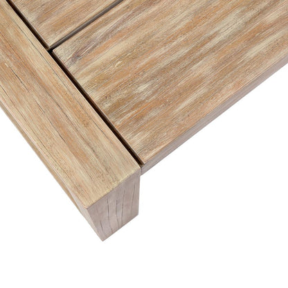 Armen Living - Paradise Outdoor Light Eucalyptus Wood Coffee Table - LCPRCOLT veiw 5