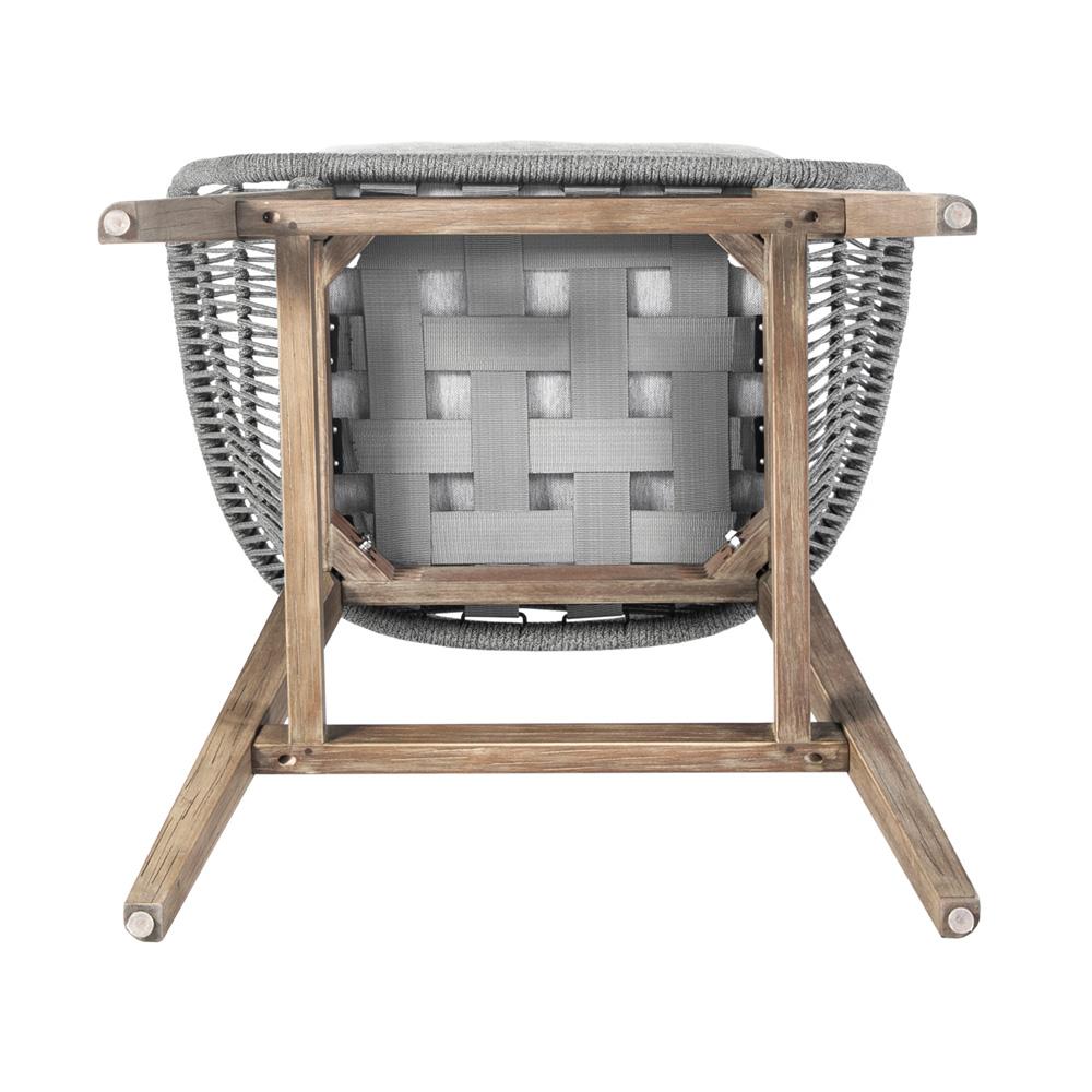 Armen Living - Tutti Frutti Indoor Outdoor Bar Height Bar Stool in Aged Teak Wood with Grey Rope - LCTFBAGRTK30 veiw 6