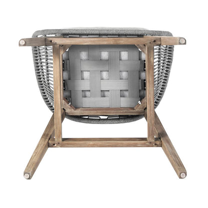 Armen Living - Tutti Frutti Indoor Outdoor Bar Height Bar Stool in Aged Teak Wood with Grey Rope - LCTFBAGRTK30 veiw 6