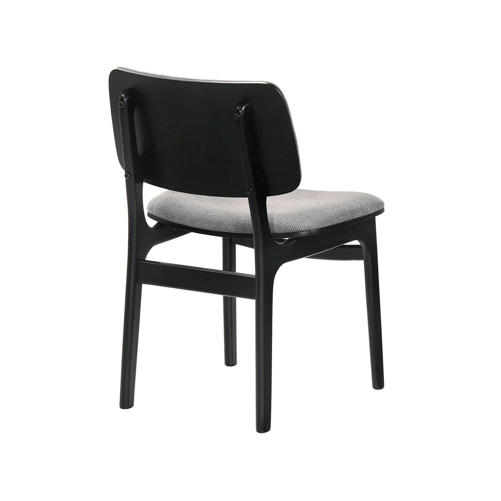 Armen Living - Venus and Lima 5 Piece Black Marble Round Dining Set - SETVEDIBLK5D veiw 4