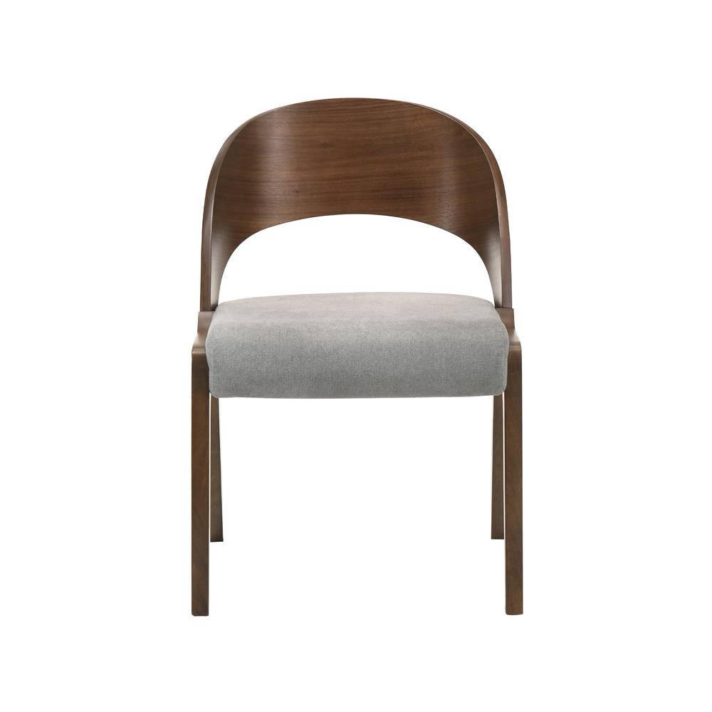 Armen Living - Venus and Polly 5 Piece Walnut and Marble Round Dining Set - SETVEDIWA5B veiw 3