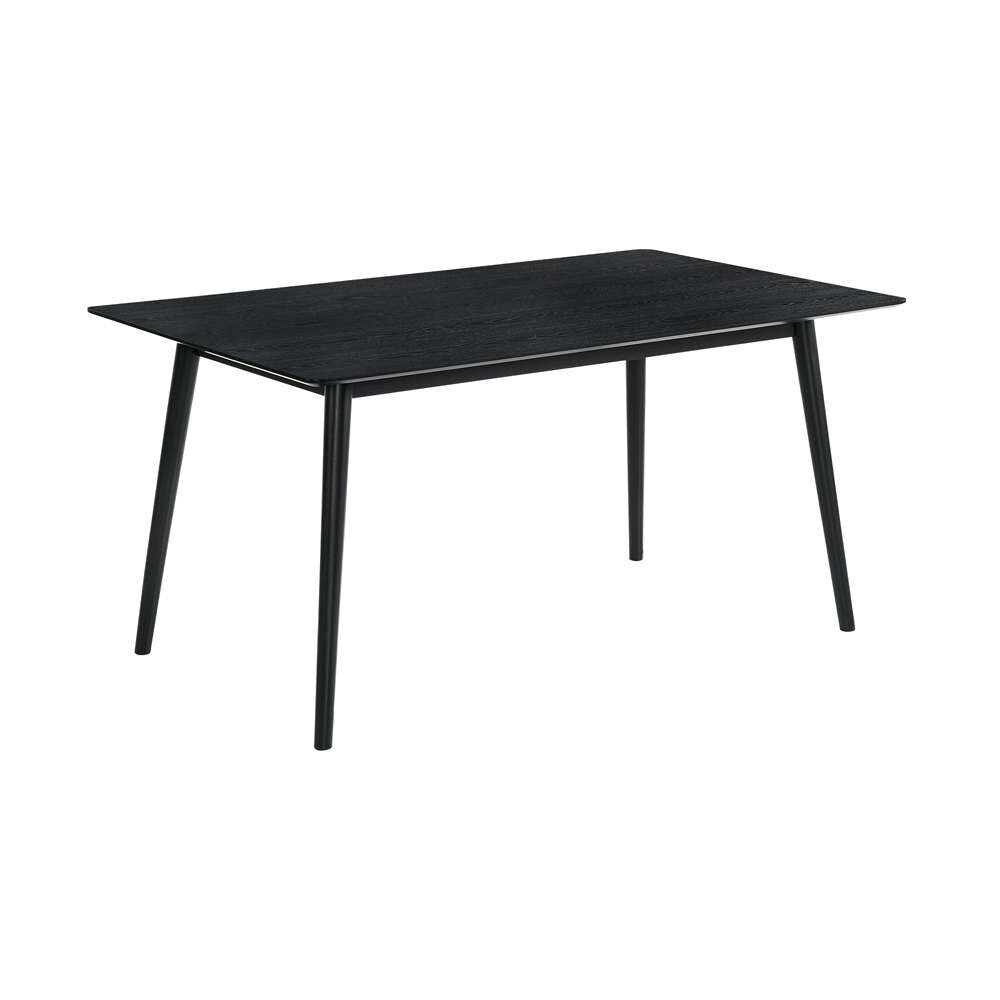 Armen Living - Westmont 59in Rectangular Dining Table in Black Wood - LCWEDIBL veiw 1