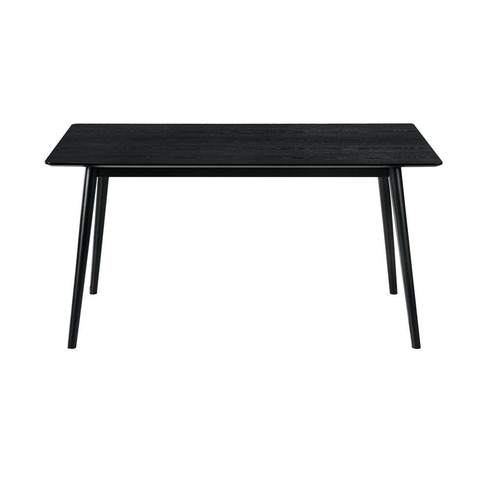 Armen Living - Westmont 59in Rectangular Dining Table in Black Wood - LCWEDIBL veiw 2