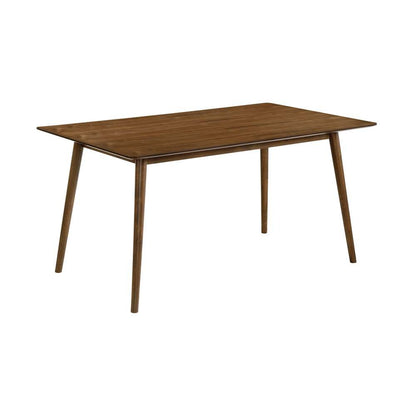Armen Living - Westmont 59in Rectangular Dining Table in Walnut Wood - LCWEDIWA veiw 2