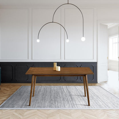 Armen Living - Westmont 59in Rectangular Dining Table in Walnut Wood - LCWEDIWA veiw 6