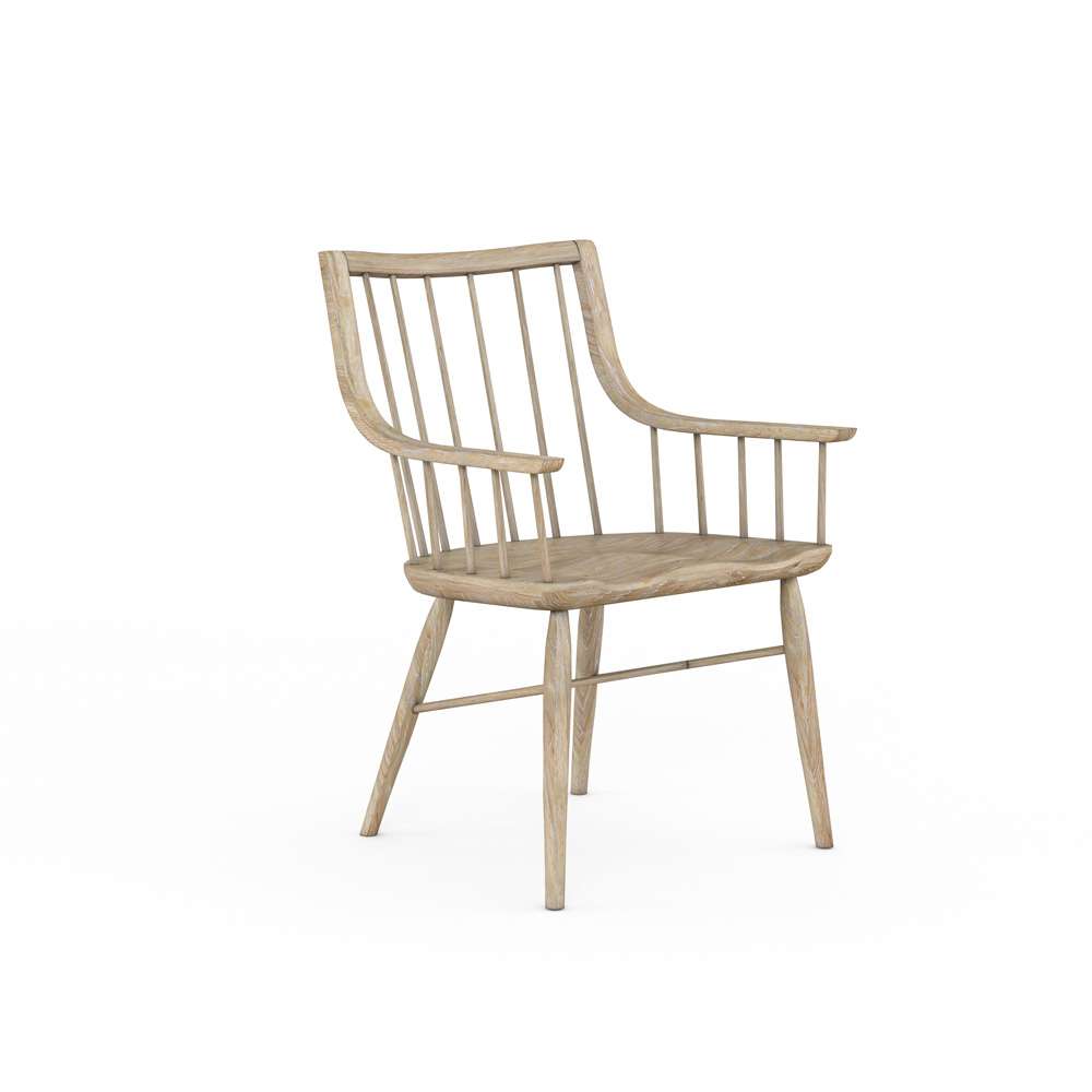 A.R.T. Furniture - Frame Windsor Arm Chair, Chestnut (Set of 2) - 278205-2335K2 veiw 2