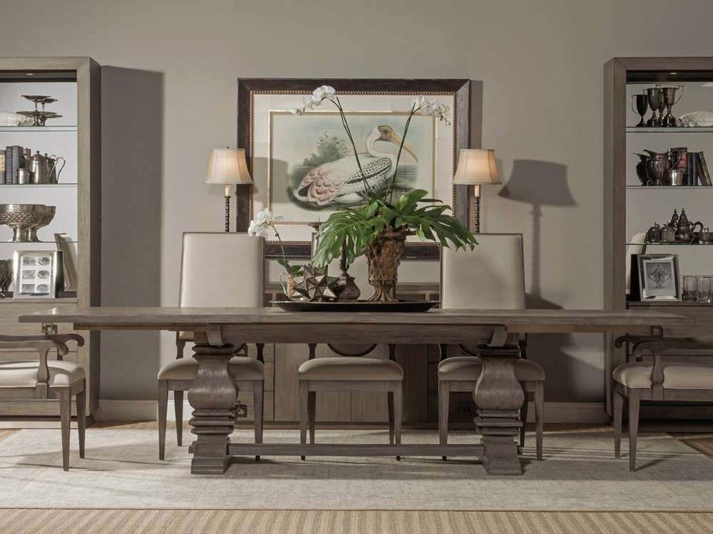 Artistica Home - Cohesion Program Axiom Rectangular Dining Table - Grigio finish - 01-2005-877C-41 veiw 2