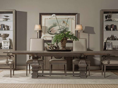 Artistica Home - Cohesion Program Axiom Rectangular Dining Table - Grigio finish - 01-2005-877C-41 veiw 2