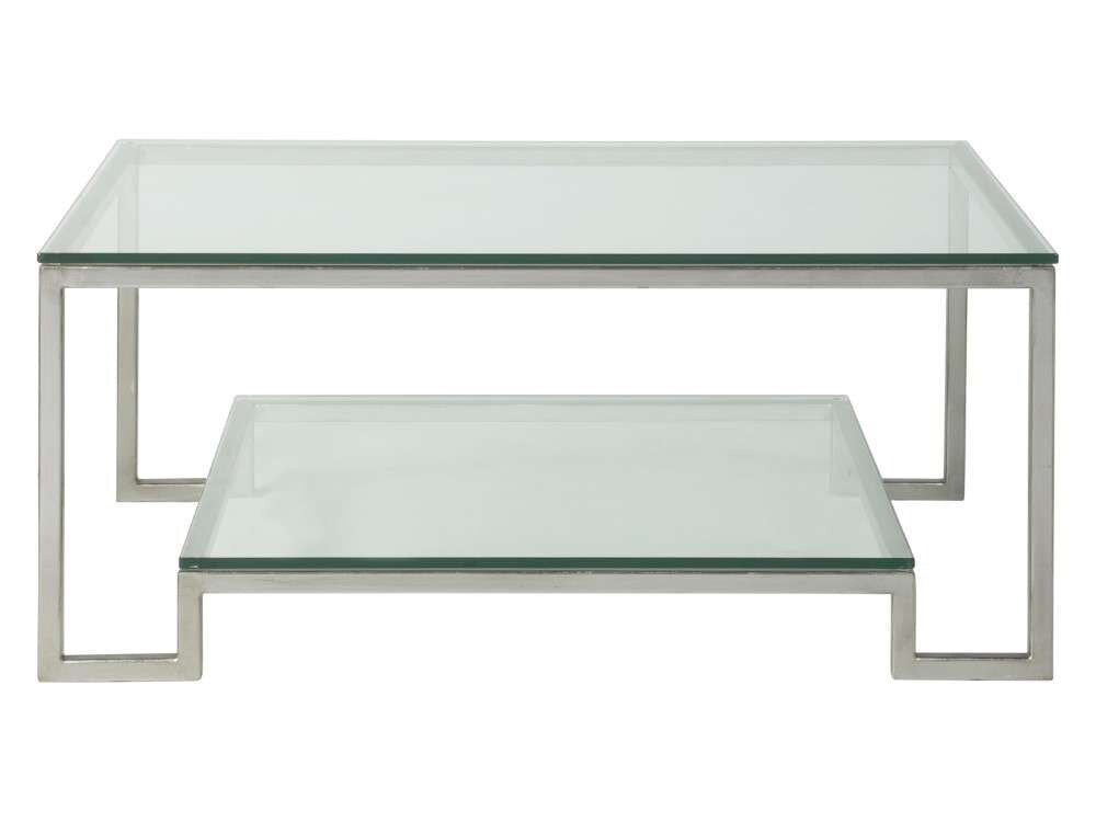 Artistica Home - Metal Designs Bonaire Rectangular Cocktail Table - Silver Leaf Finish - 01-2016-945-47 veiw 1