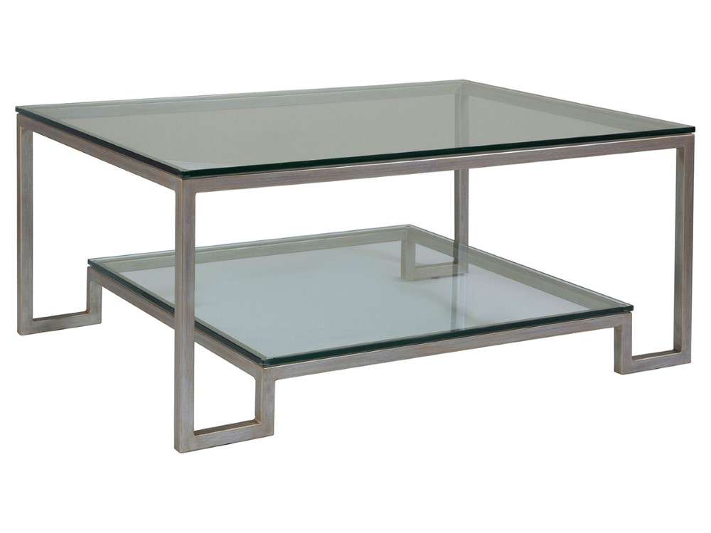 Artistica Home - Metal Designs Bonaire Rectangular Cocktail Table - Argento finish - 01-2016-945-46 veiw 1