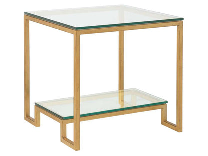 Artistica Home - Metal Designs Bonaire Square End Table - Gold Leaf Finish - 01-2016-957-48 veiw 1