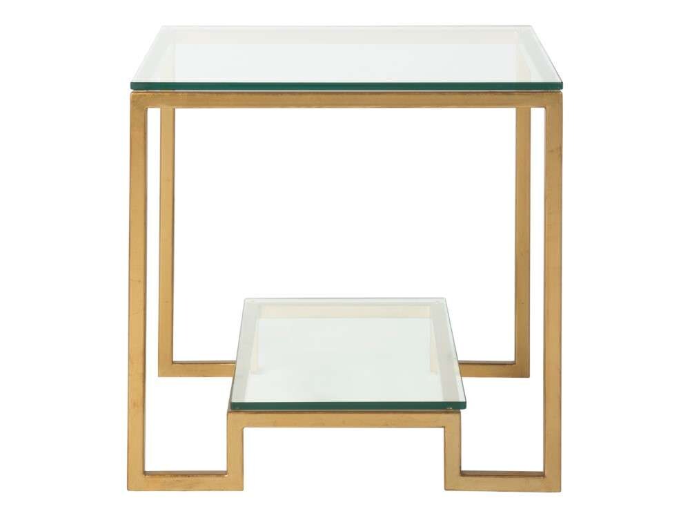 Artistica Home - Metal Designs Bonaire Square End Table - Gold Leaf Finish - 01-2016-957-48 veiw 2