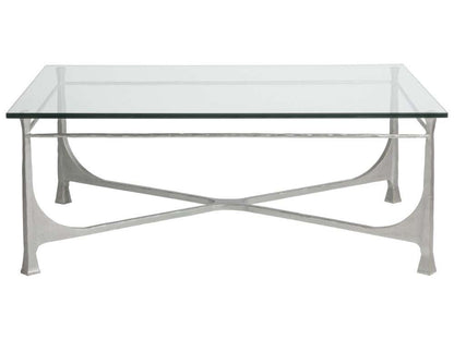 Artistica Home - Metal Designs Bruno Rectangular Cocktail Table - Argento - 01-2231-945-46 veiw 2