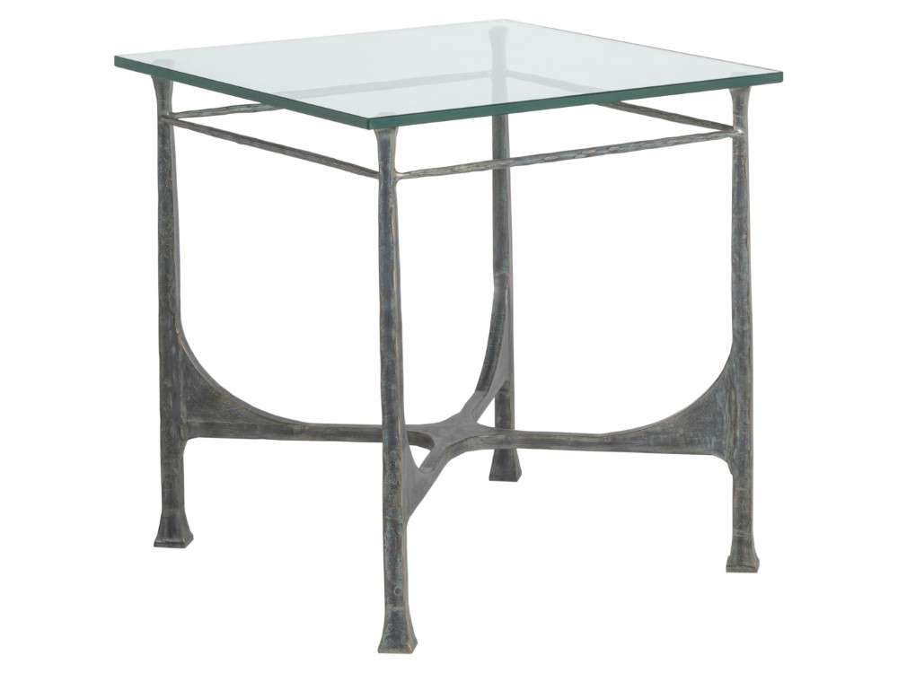 Artistica Home - Metal Designs Bruno Square End Table - St Laurent finish - 01-2231-957-44 veiw 1