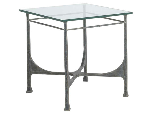 Artistica Home - Metal Designs Bruno Square End Table - St Laurent finish - 01-2231-957-44 veiw 1