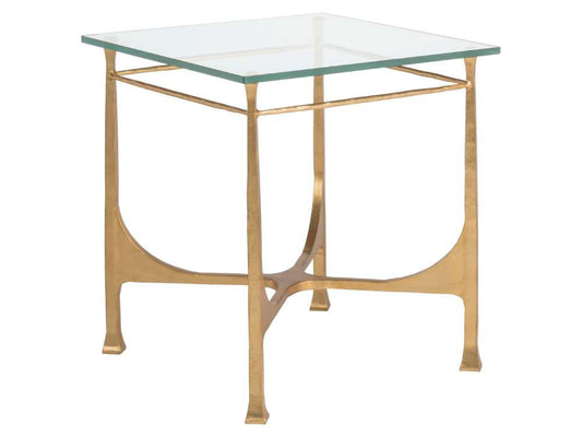 Artistica Home - Metal Designs Bruno Square End Table - Gold Leaf - 01-2231-957-48 veiw 1
