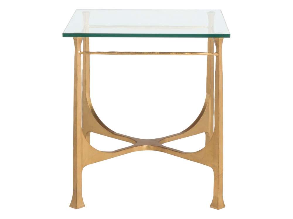 Artistica Home - Metal Designs Bruno Square End Table - Gold Leaf - 01-2231-957-48 veiw 2