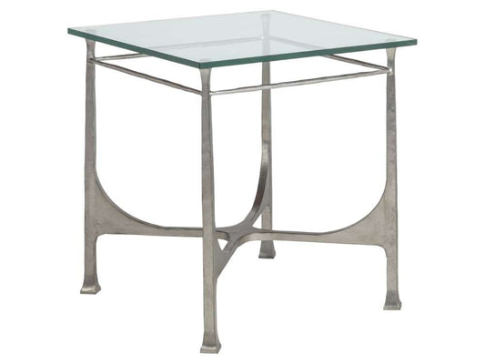 Artistica Home - Metal Designs Bruno Square End Table - Silver - 01-2231-957-47 veiw 1