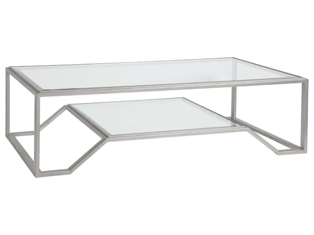 Artistica Home - Metal Designs Byron Rectangular Cocktail Table - Argento - 01-2230-945-46 veiw 1