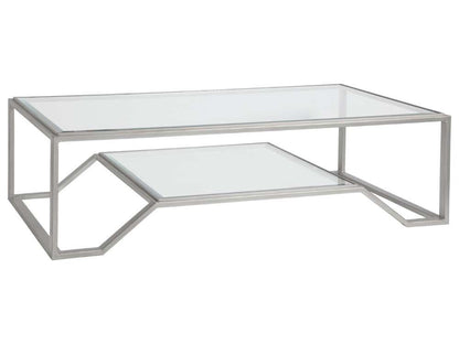 Artistica Home - Metal Designs Byron Rectangular Cocktail Table - Argento - 01-2230-945-46 veiw 1