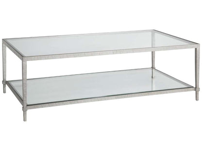 Artistica Home - Metal Designs Claret Rectangular Cocktail Table - Argento - 01-2233-945-46 veiw 1
