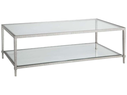 Artistica Home - Metal Designs Claret Rectangular Cocktail Table - Argento - 01-2233-945-46 veiw 1