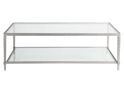 Artistica Home - Metal Designs Claret Rectangular Cocktail Table - Argento - 01-2233-945-46 veiw 2