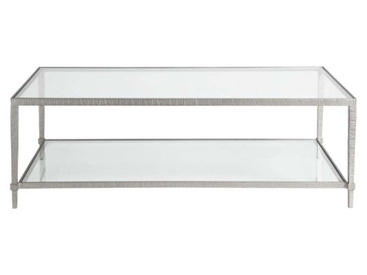 Artistica Home - Metal Designs Claret Rectangular Cocktail Table - Argento - 01-2233-945-46 veiw 2