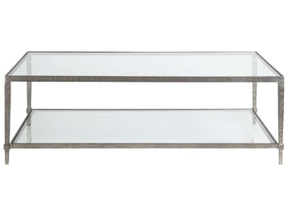 Artistica Home - Metal Designs Claret Rectangular Cocktail Table - Silver - 01-2233-945-47 veiw 2