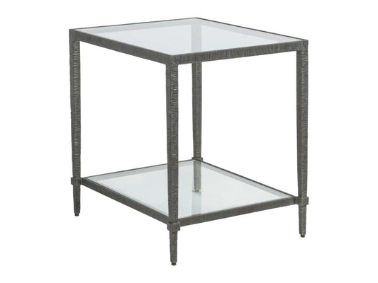 Artistica Home - Metal Designs Claret Rectangular End Table - St Laurent finish - 01-2233-953-44 veiw 1